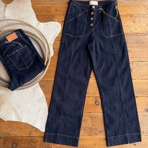 Dear John Dark Indigo Wide Leg Jeans